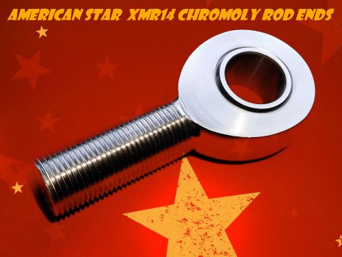 American star xml12-14 4130 chromoly rod end.lh 7/8&#034;-14 thread with a 3/4&#034; bore