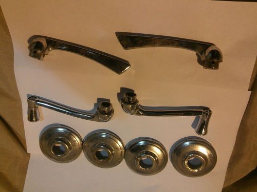 1936 ford coupe interior door handles and window crank handles / 1935