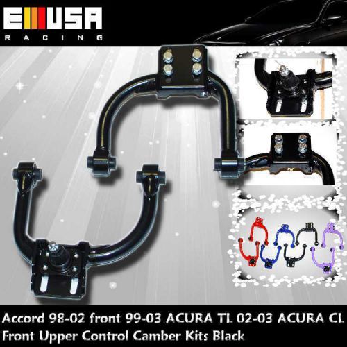 98-02 honda accord/acura 99-03 tl/01 02 03 cl front upper control camber black