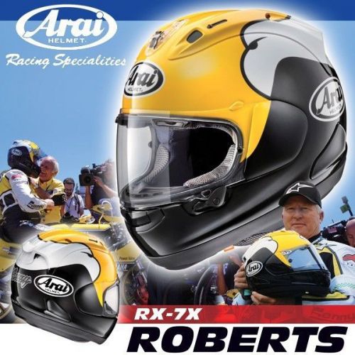 Roberts new arai rx-7x corsair-x(usa) rx-7v(eu)  all size