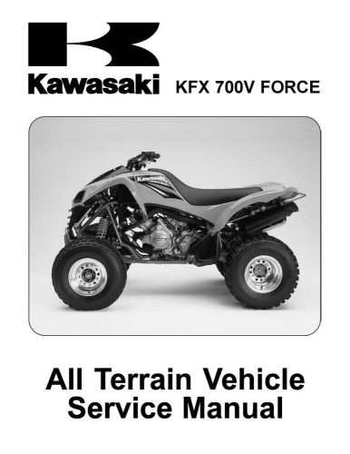 Kawasaki service manual 2004 kfx 700v force