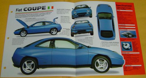 1996 1997 fiat coupe blue 20v turbo 1998cc 5 cylinder imp info/specs/photo 15x9