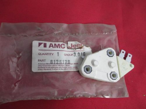 Voltage regulator 76-86 jeep cj models delco remy nos 8125176