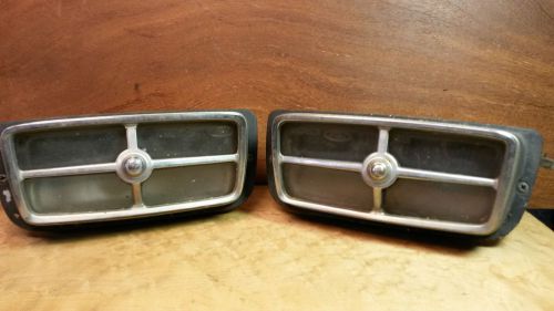 2pc. ford fomoco vintage head tail light rat rod car wagon ford