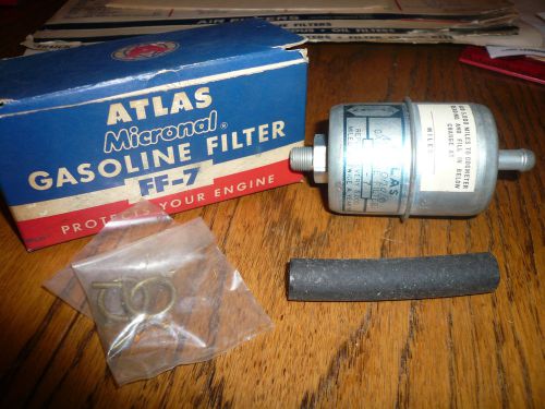 Atlas micronal gasoline filter ff-7 nos mercury comet