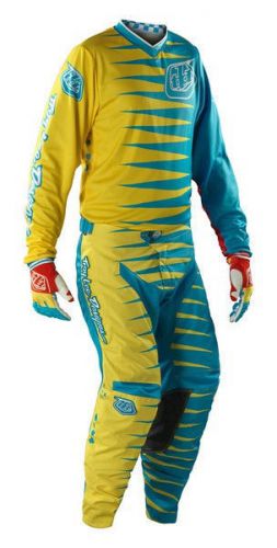 Troy lee designs gp pant 34 &amp; jersey large combo joker blue yellow