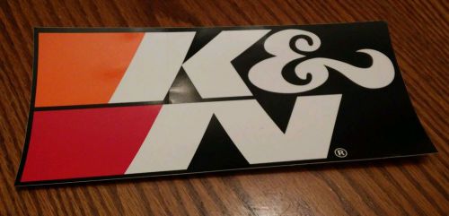 K &amp; n sticker decal rat rod dirt drag car mopar chevy dodge ihra nhra olds 9x4