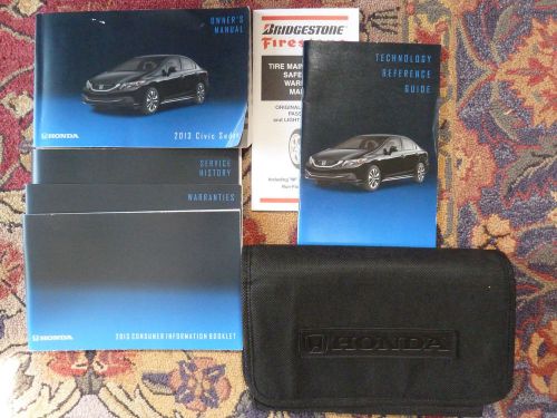 2013 honda civic owner&#039;s manuals