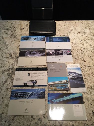 2007 mercedes m-class owners manual set