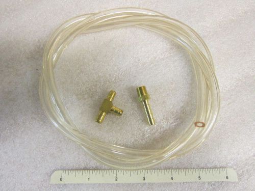 48&#034; tygon hose and brass fittings for altitude encoder static system connections