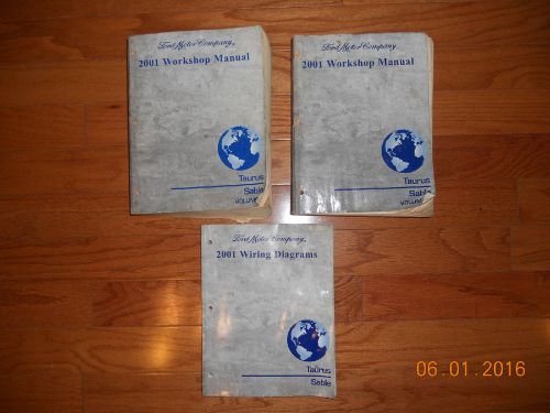 Oem 2001 ford taurus mercury sable service shop repair manuals &amp; wiring diagrams