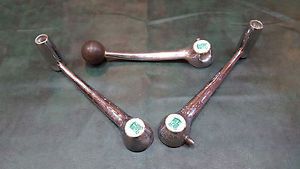 Vintage chris craft boat roamer throttle hand control arm lever handle lot of 3