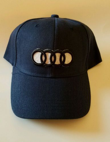 Audi car and truck hat adjustable blue