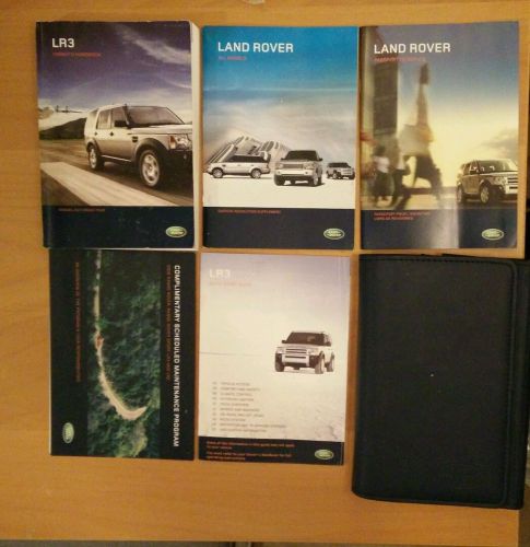 2008 land rover lr3 owners manual owner&#039;s lr 3 w/ case #319