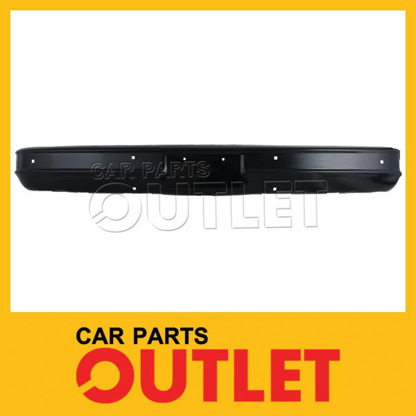 1973-1980 chevy k10 pickup front bumper face bar black steel gm1002256 k5 blazer