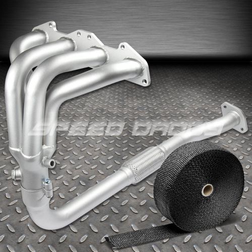 Stainless ceramic coated header for 2g eclipse/talon/avenger 2.0 nt+heat wrap