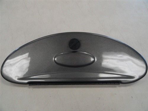 Charcoal gray non-locking glove box door 19&#034; x 6-3/4&#034; marine boat