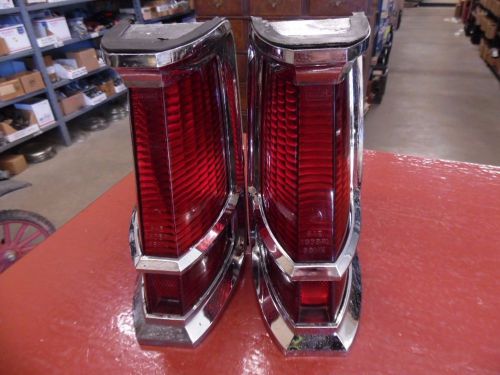 1968 lincoln mark iii tail light lens assembly set 68mk