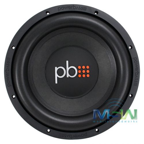 Powerbass s-1204d 12&#034; 300w rms car stereo subwoofer sub woofer 4-ohm dvc s1204d