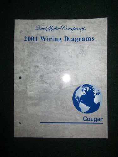 2001 mercury cougar electrical wiring diagram service shop manual dealer