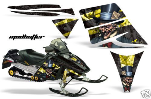 Skidoo rev snowmobile sled graphics wrap ski sticker my