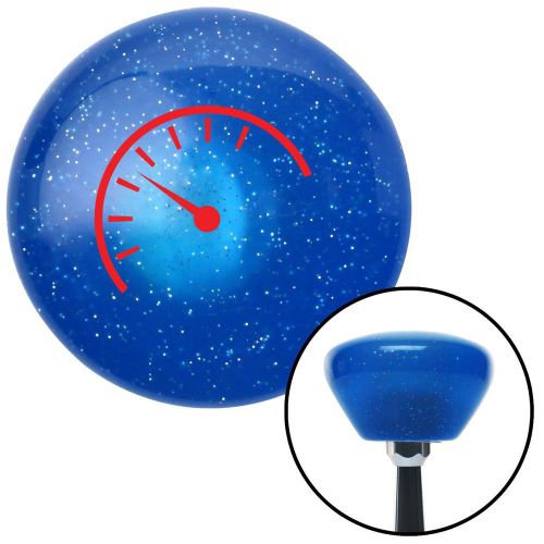 Red instrument gauge blue retro metal flake shift knob with m16 x 1.5