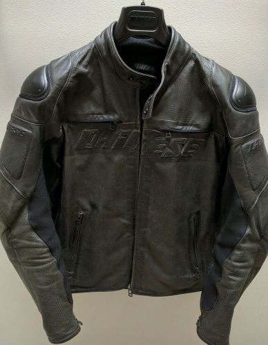 Dainese perforated leather jacket size 52