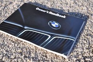 Oem bmw 1991 e32 7 series 735 750i 750il owners manual book bedienungsanleitung