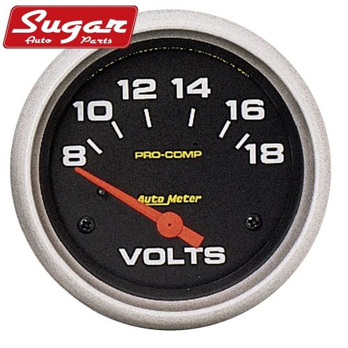 Auto meter 5492 pro-comp; electric voltmeter gauge