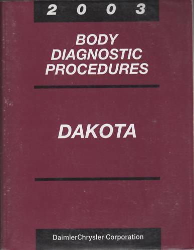 2003 chrysler dakota body diagnostic procedures