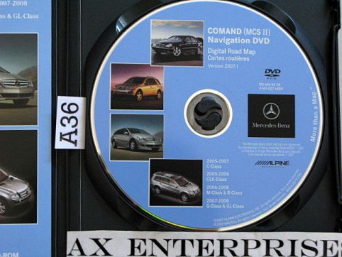 07 mercedes c-class c230 c280 c350 gps navigation dvd 0226 map edition © 2007 .1