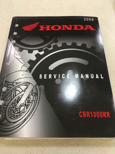 Honda cbr1000rr 2008 o.e.m service manual (shop copy) great condition!