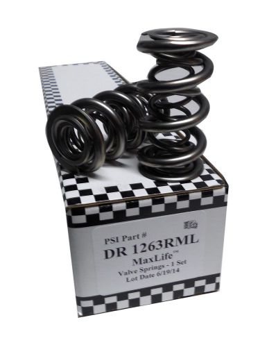 Psi dr1263rml max life drag race triple valve spring 1.675&#034; 1.150&#034; max lift (16)