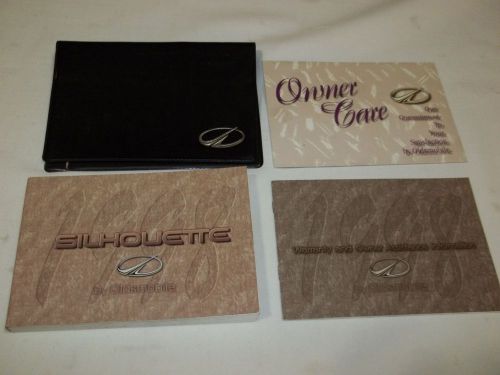 1998 oldsmobile silhouette owner&#039;s manual 4/pc.set &amp; black olds. factory case