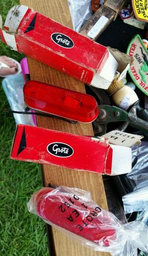 Vintage grote 45252 car lights red rat rod camper trailer truck custom parts