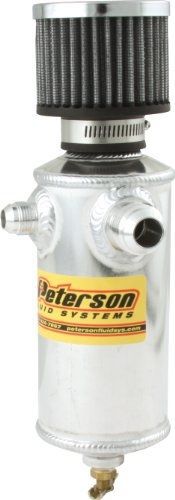 Peterson fluid systems 08-0410 remote breather can with 2 fittings