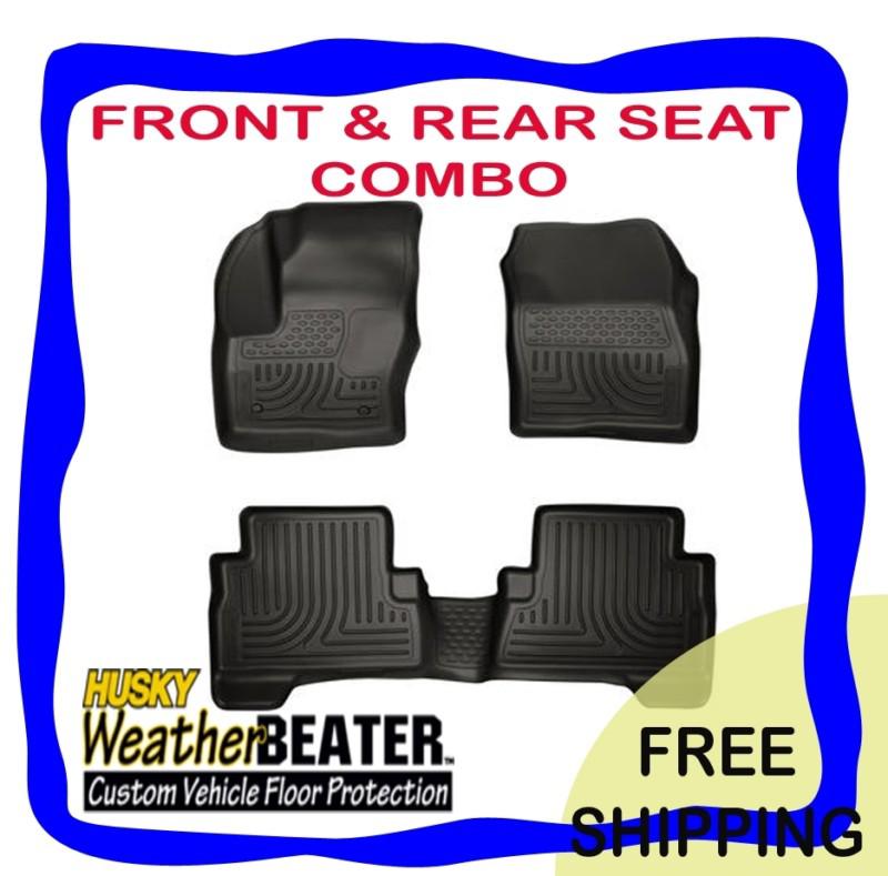 2010-2012 subaru legacy husky weatherbeater 98841 floor mats liners black