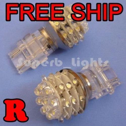 4x 3157 3156 3057 red 36-led turn brake car light bulb