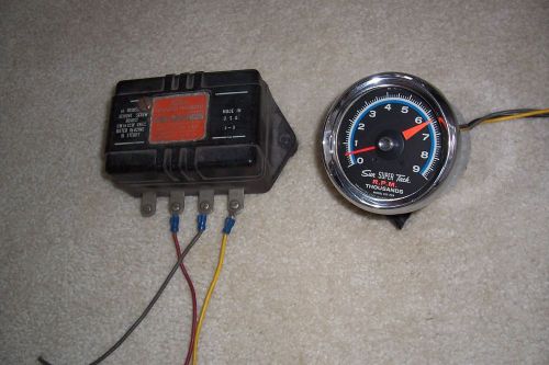 Vintage sun 9k tach sst-709 w/transmitter 1960&#039;s 19670&#039;s original vw gm ford