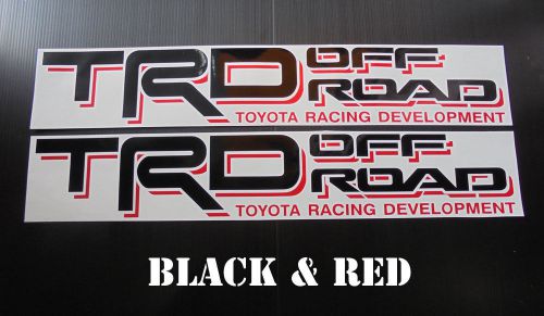 Trd off road 4x4 decals stickers tundra tacoma truck toyota 18x3 inch 2 br bf