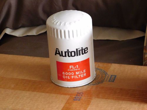 Nos autolite fl-1 oil filter dated 1/4/1969 c1az-6731-a with original gt-40 box