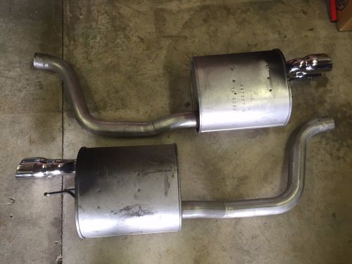 C6 corvette oem exhaust rear section mufflers axle pipes 09-13