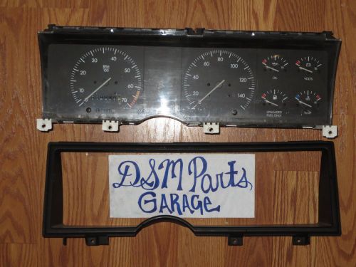 1993 cadillac allante speedometer analog cluster &amp; trim 271752 oem