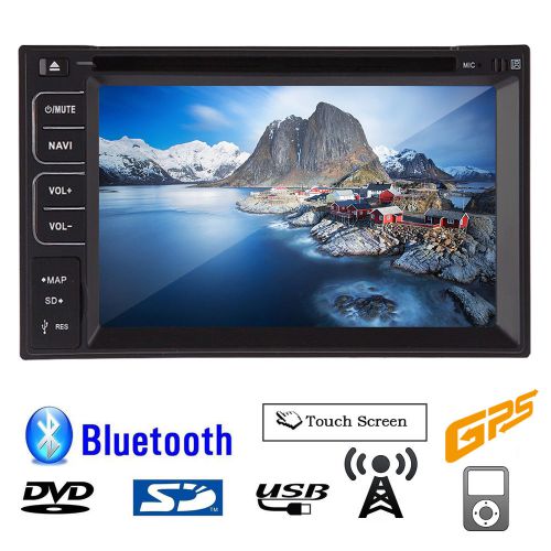 6.2&#039;&#039; touchscreen in dash auto radio 2 din gps car stereo dvd cd video player bt