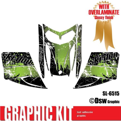 Sled wrap decal sticker graphics kit for ski-doo rev mxz snowmobile 03-07 sl6515