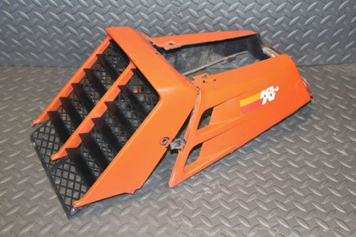 Yamaha banshee grill + gas tank plastic radiator cover 1987-2006 orange f-64