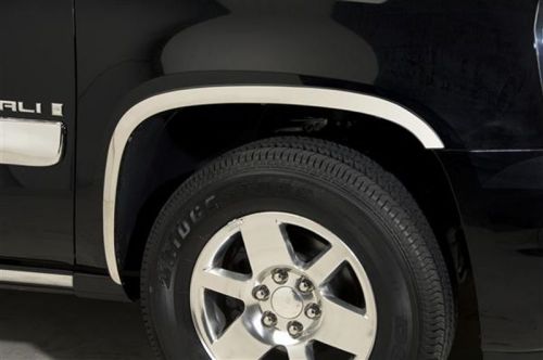 Polished stainless steel full fender trim for 2007-2014 gmc yukon xl by putco