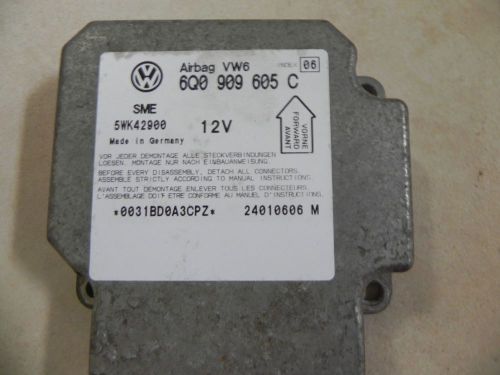 Air bag computer 6q0909605c vw passat 02-05 1.8t 2.8l