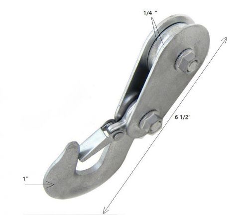 New winch snatch pulley block lifting hook 4000 lbs