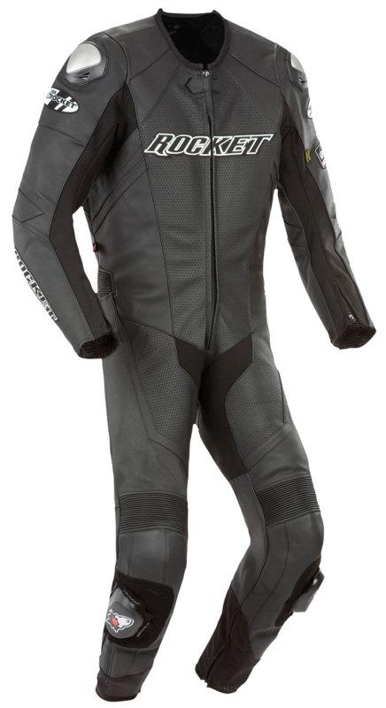 Joe rocket speedmaster 6.0 black leather motorcycle suit size 46